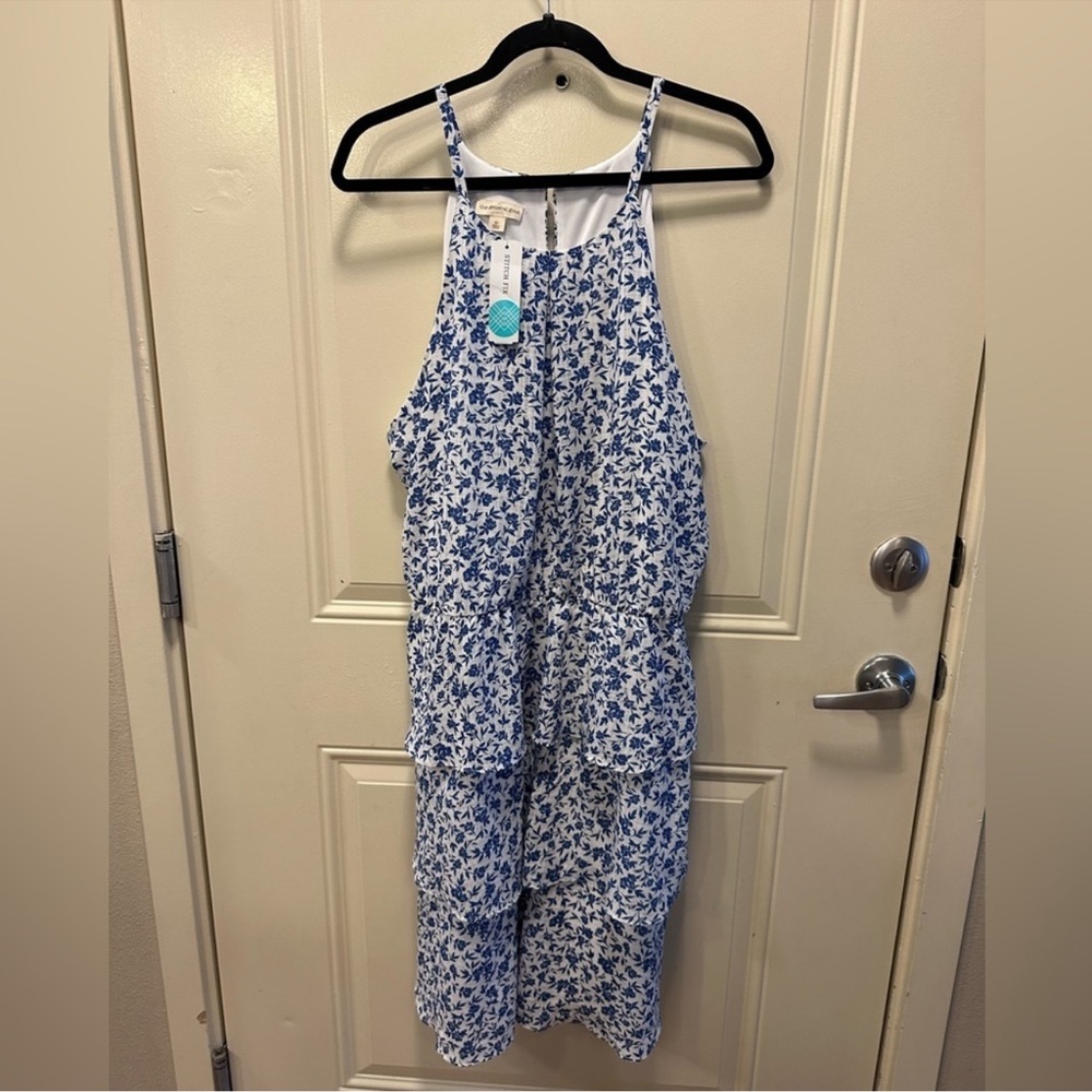 NEW The General Good ROSALIE Halter Neck Tiered Dress Size 1X - Stitch Fix - Picture 2 of 8